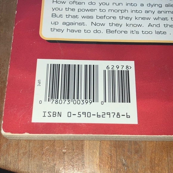 Vintage Animorphs children’s series- book #2 The Visitor - Picture 3 of 7